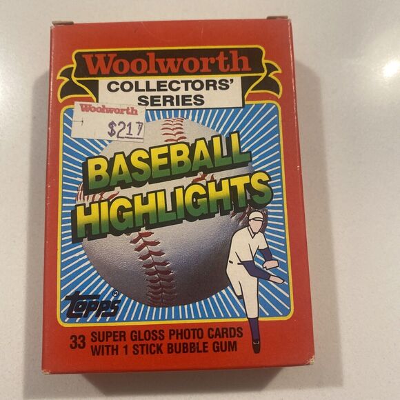 1989 Topps Woolworth Baseball Highlights Set 33 Cards w/Gum Randy Johnson Rookie - Picture 1 of 7